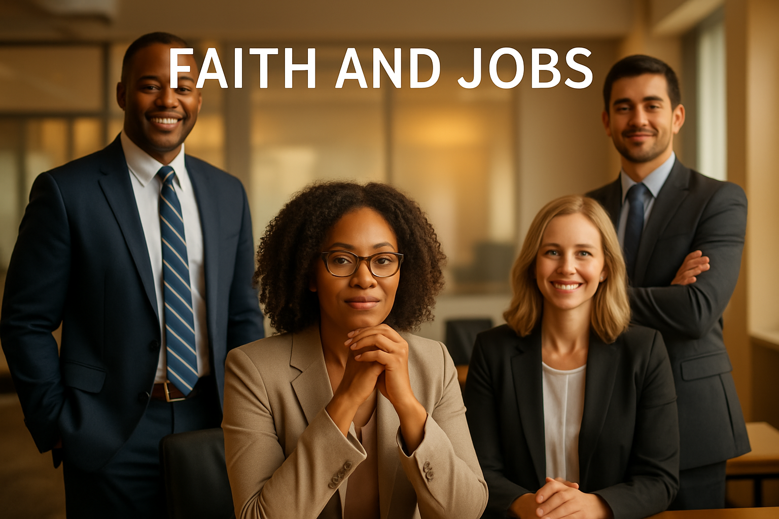 Faith and Jobs - Diverse professionals
